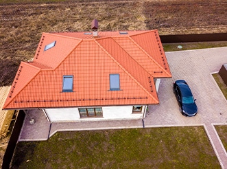 haus metall schindeldach